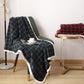 Rutete pledd 100x140 cm – mykt polyester